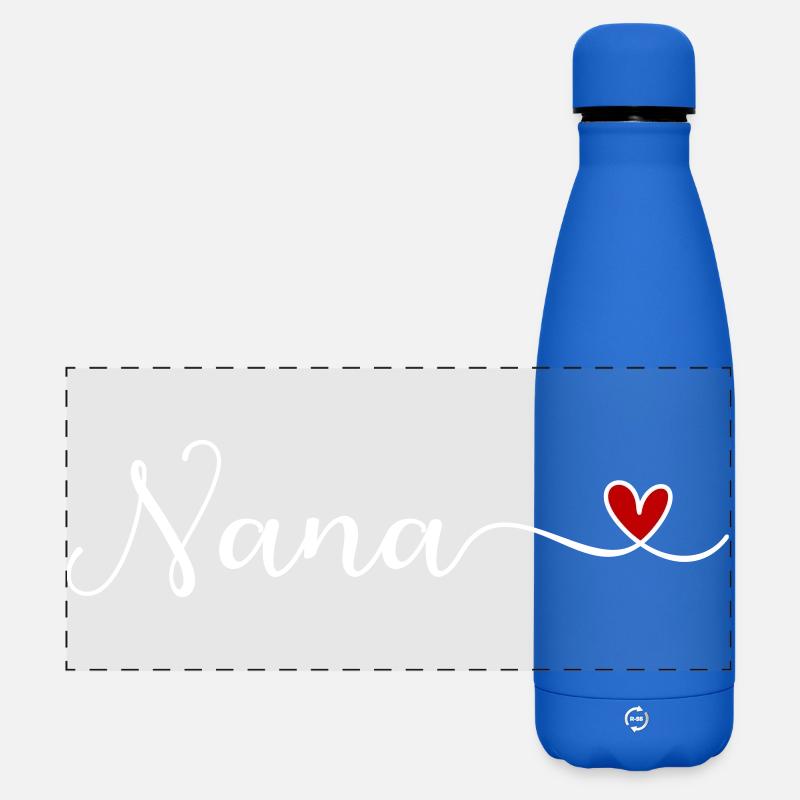 Nana - Matte Panoramic Thermal Bottle 500 ml - royal blue