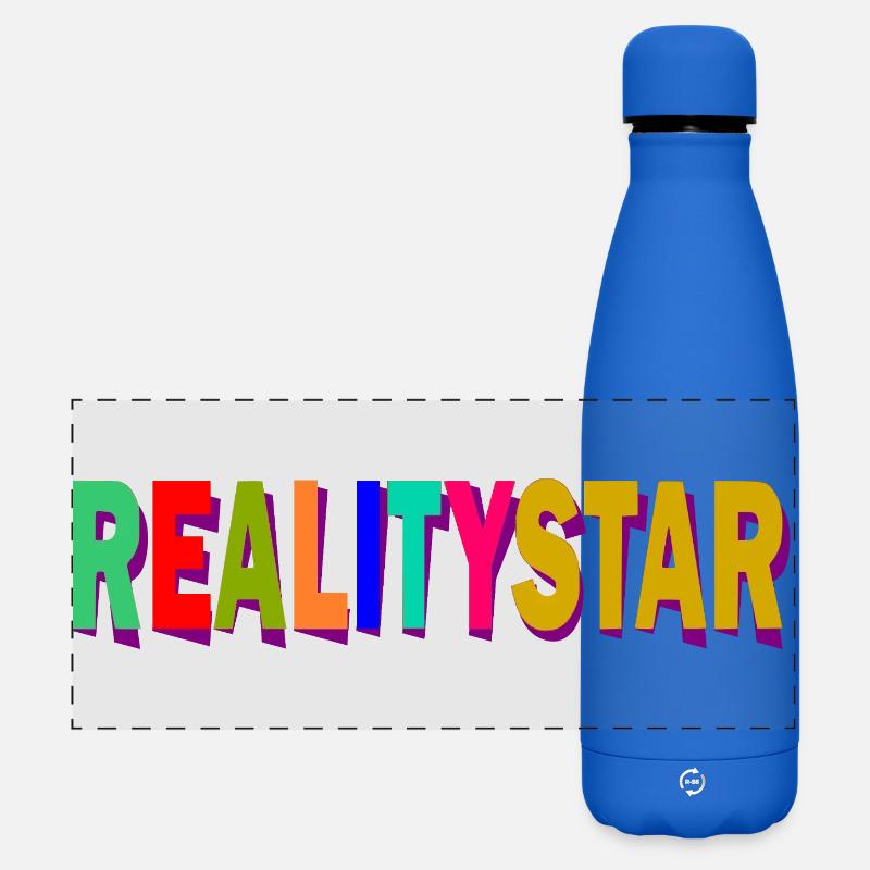 RealityStar color explosion - Matte Panoramic Thermal Bottle 500 ml - royal blue