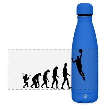 Basketball / Basketball / Basktet-Ball / Sports - Matte Panoramic Thermal Bottle 500 ml - royal blue - Front