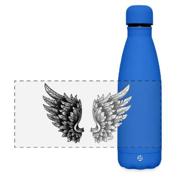 Angelwings YingYangAngel Wings - Gourde isotherme panoramique mate 500 ml - bleu roi - Devant