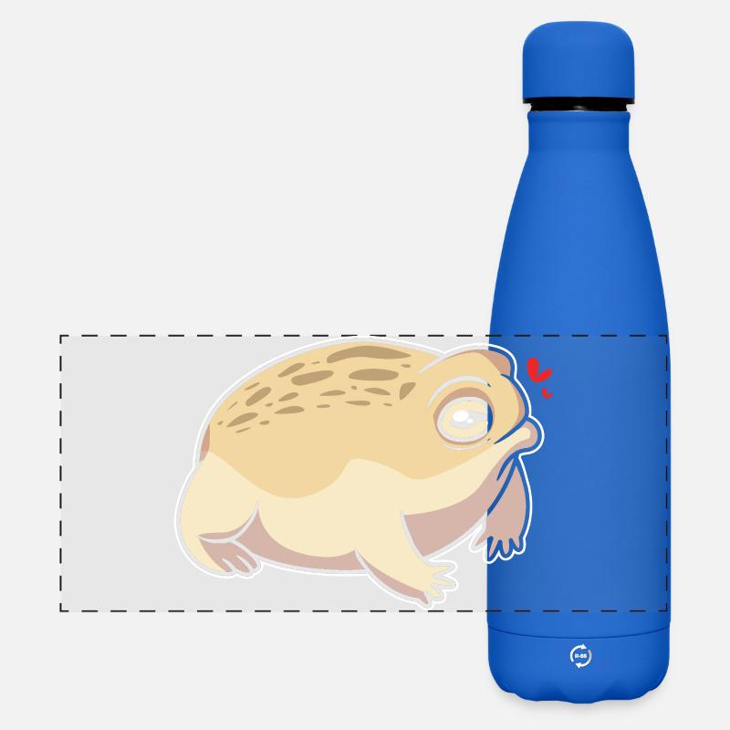 Frosch Desert Rain Frog - Matte Panoramic Thermal Bottle 500 ml - royal blue