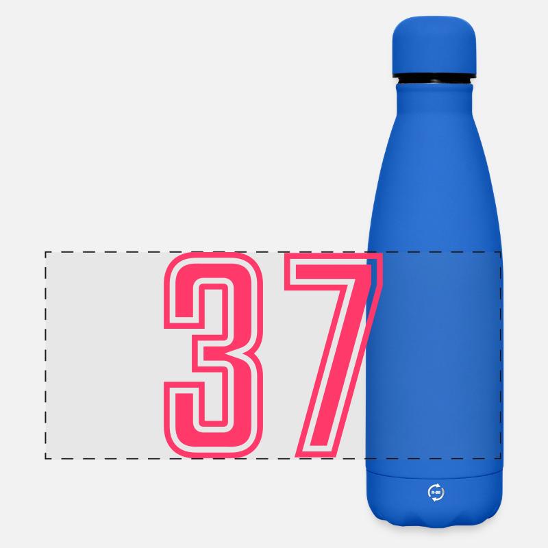 37 - Matte Panorama Isolierflasche 500 ml - Königsblau