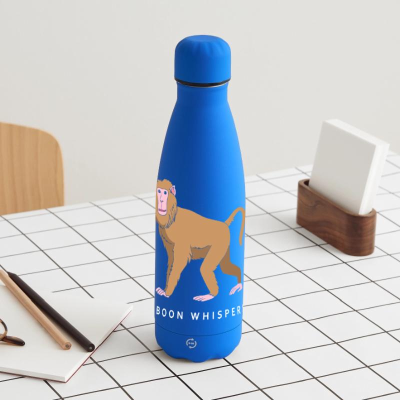 Baboon Baboon Primate Monkey Monkey Matte Panoramic Thermal Bottle 500 ml
