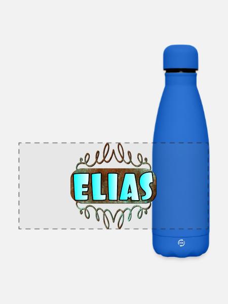 ELIAS - Matte Panorama Isolierflasche 500 ml - Königsblau