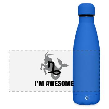 Capricorn Horoscope Statement Esoteric Astrology - Matte Panoramic Thermal Bottle 500 ml - royal blue - Front