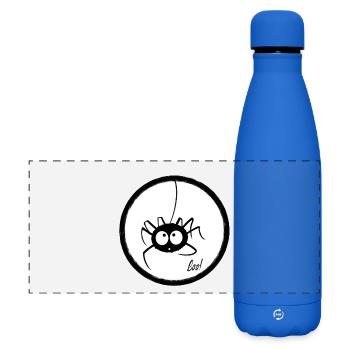 Cute spider - Matte Panoramic Thermal Bottle 500 ml - royal blue - Front