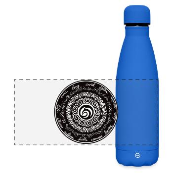 Long COVID - back to life - Matte Panoramic Thermal Bottle 500 ml - royal blue - Front