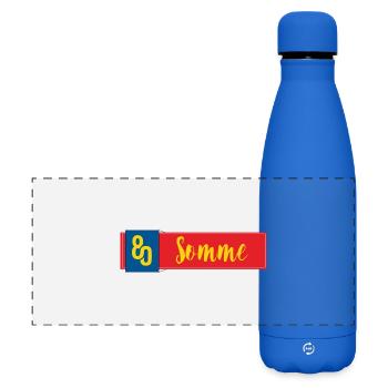 Summe - Matte Panorama Isolierflasche 500 ml - Königsblau - Vorne