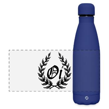 Oi Skinhead - Gourde isotherme panoramique mate 500 ml - bleu foncé  - Devant