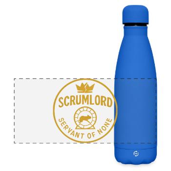 SCRUMLORD pour les Scrum Masters et les coachs agiles - Gourde isotherme panoramique mate 500 ml - bleu roi - Devant