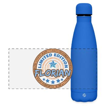 Florian Florian - Matte Panoramic Thermal Bottle 500 ml - royal blue - Front