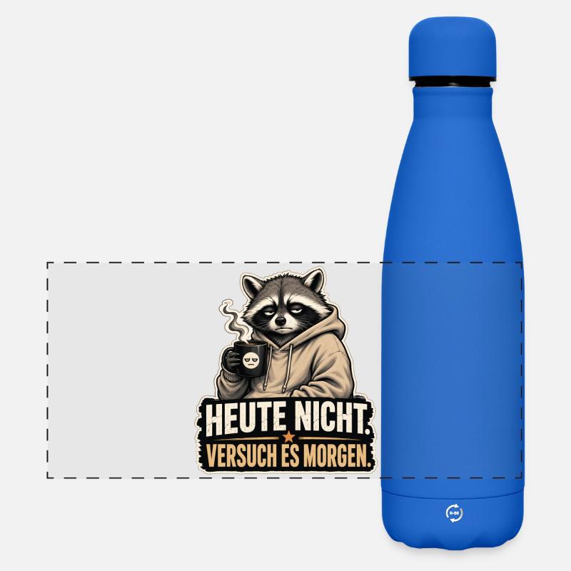 not today - Matte Panoramic Thermal Bottle 500 ml - royal blue