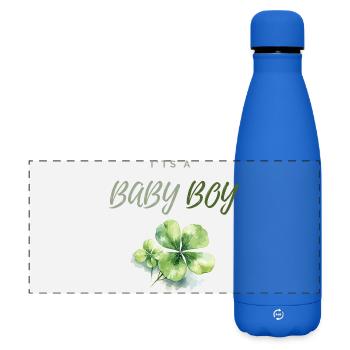 Bébé - Gourde isotherme panoramique mate 500 ml - bleu roi - Devant