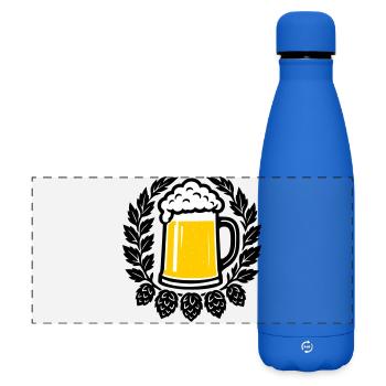 Bier - Matte Panoramic Thermal Bottle 500 ml - royal blue - Front
