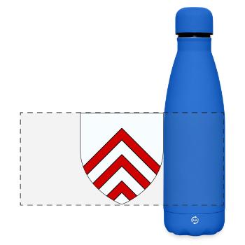 Wappen von Perche - Matte Panorama Isolierflasche 500 ml - Königsblau - Vorne
