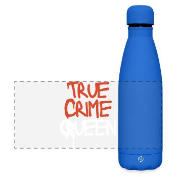 True Crime Queen - Matte Panoramic Thermal Bottle 500 ml - royal blue - Front