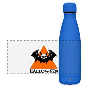 Halloween - Gourde isotherme panoramique mate 500 ml - bleu roi - Devant