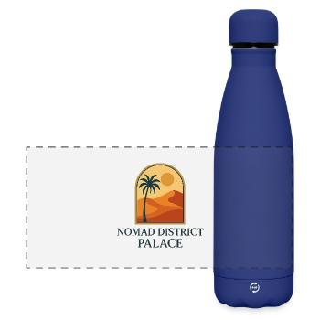 NDP 001 - Gourde isotherme panoramique mate 500 ml - bleu foncé  - Devant