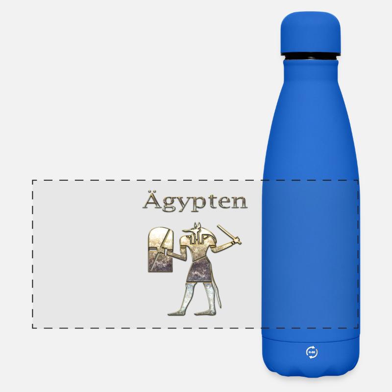 Egypt 60th - Matte Panoramic Thermal Bottle 500 ml - royal blue