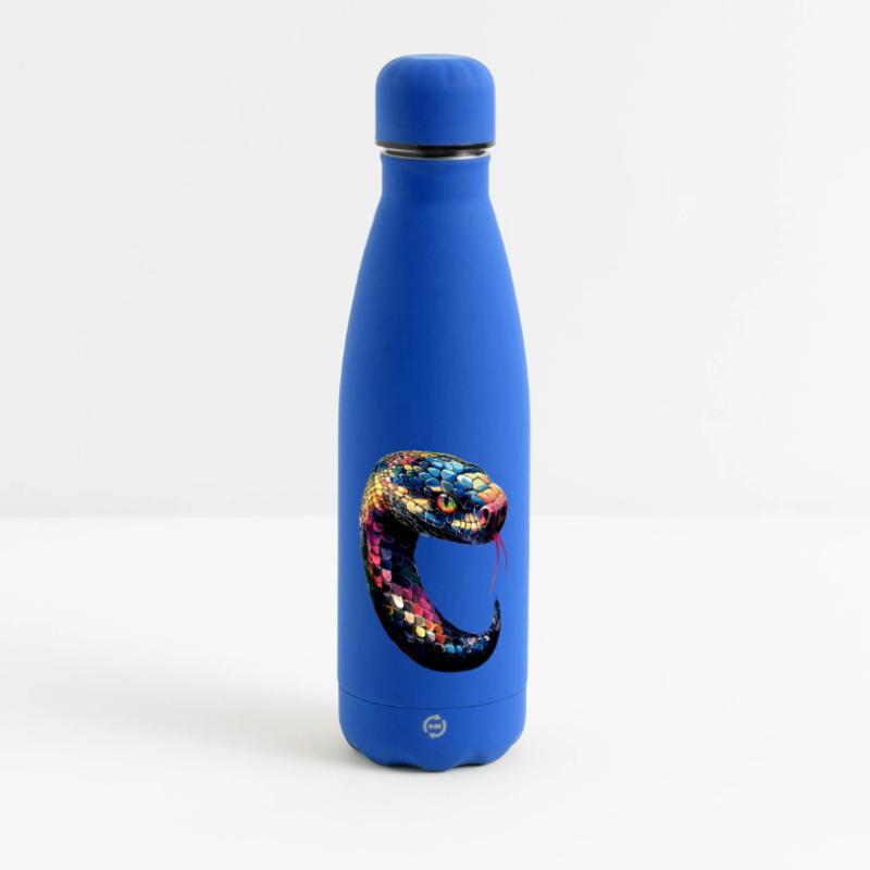 snake, python, cobra, rattlesnake, snakes Matte Panoramic Thermal Bottle 500 ml