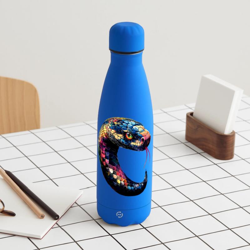 snake, python, cobra, rattlesnake, snakes Matte Panoramic Thermal Bottle 500 ml