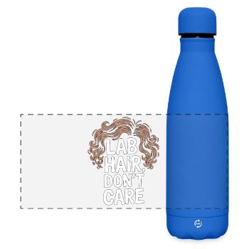 Technicien de laboratoire Cheveux de laboratoire Don’t Care Phlébotomiste - Gourde isotherme panoramique mate 500 ml - bleu roi - Devant