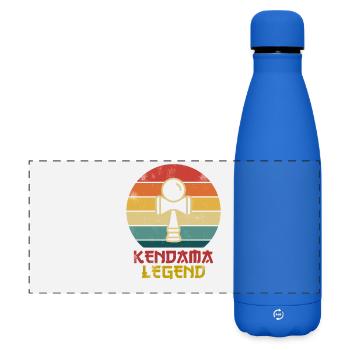 Kendama Legend Retro Sunset  - Matte Panorama Isolierflasche 500 ml - Königsblau - Vorne