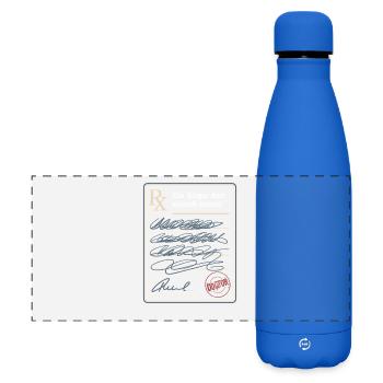 A Smart Doctor Medical Student Practice Doctors Doctor - Matte Panoramic Thermal Bottle 500 ml - royal blue - Front