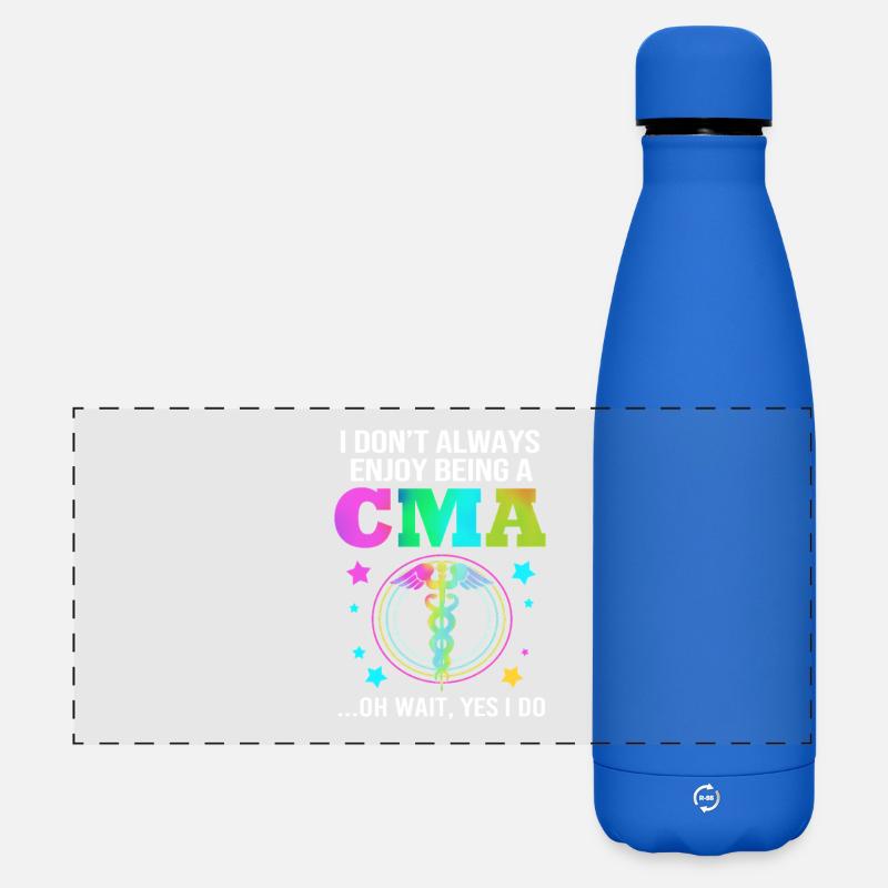 Medical Assistant MFA - Matte Panoramic Thermal Bottle 500 ml - royal blue