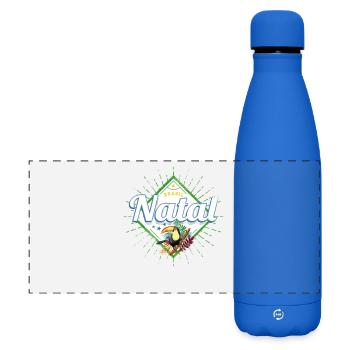Natal Rio Grande do Norte Brasilien Retro Souvenir - Matte Panorama Isolierflasche 500 ml - Königsblau - Vorne