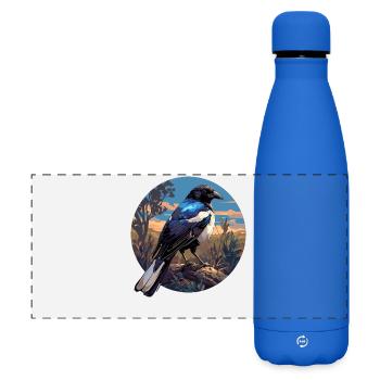Elstern Elster - Matte Panorama Isolierflasche 500 ml - Königsblau - Vorne
