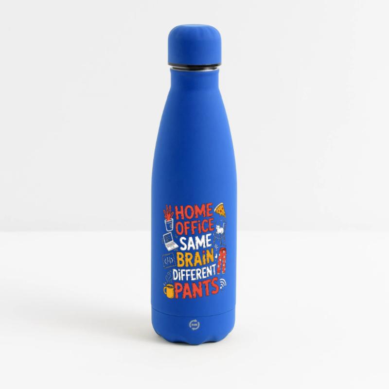 Remote Developer Home Office Same Web Developer Matte Panorama Isolierflasche 500 ml