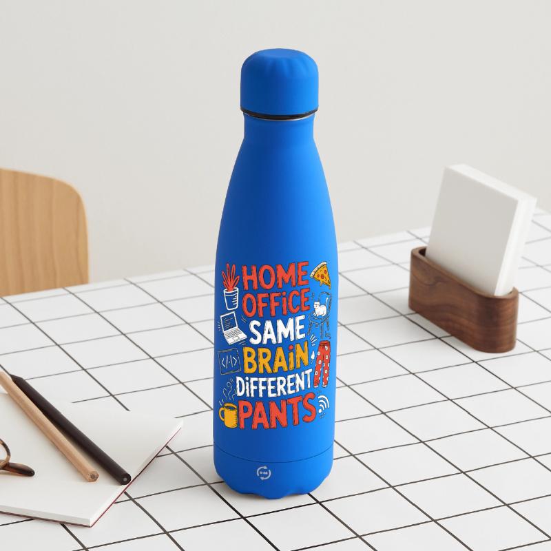 Remote Developer Home Office Same Web Developer Matte Panorama Isolierflasche 500 ml