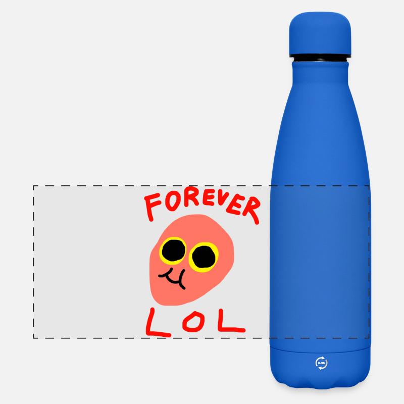 Forever LOL - Matte Panoramic Thermal Bottle 500 ml - royal blue