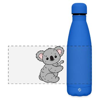 Koala Koalabär - Matte Panorama Isolierflasche 500 ml - Königsblau - Vorne
