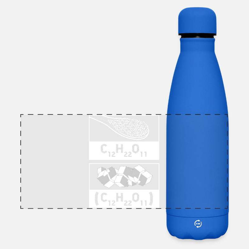 Structural formula chemistry science physics laboratory - Matte Panoramic Thermal Bottle 500 ml - royal blue