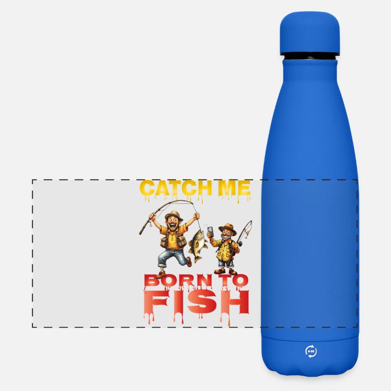 Catch_me_ - Matte Panoramic Thermal Bottle 500 ml - royal blue