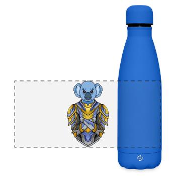 Knight Koala Crusader - Matte Panoramic Thermal Bottle 500 ml - royal blue - Front