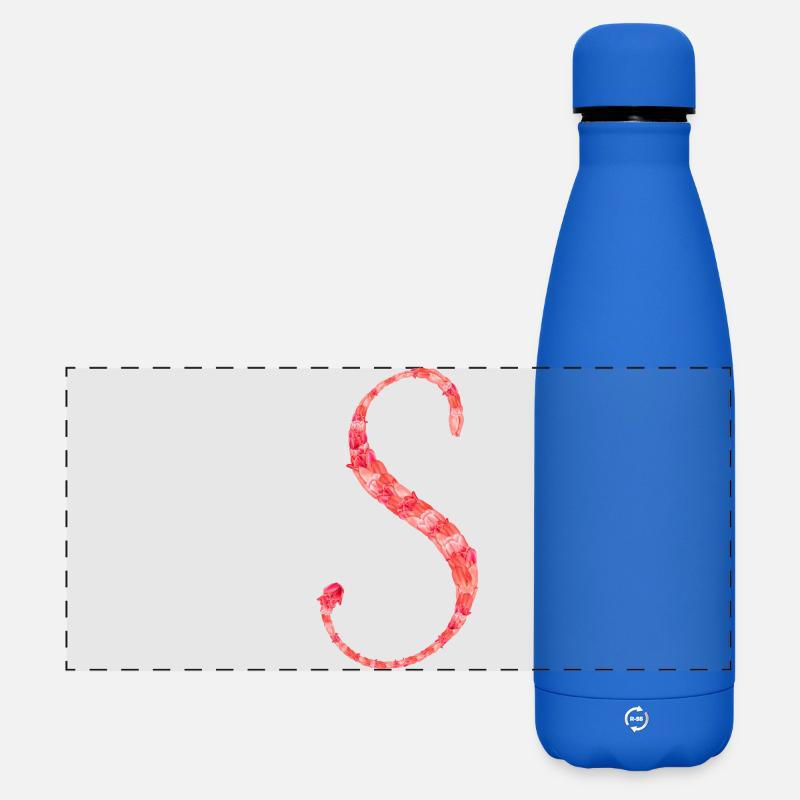 Gentle spring - Matte Panoramic Thermal Bottle 500 ml - royal blue