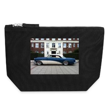 Brixton Hill Buick - Canvas Reißverschluss-Täschchen (18 x 19 cm) - Schwarz - Vorne