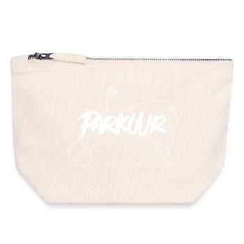parkour - Canvas Zip Pouch 18 x 19 cm - nature - Front