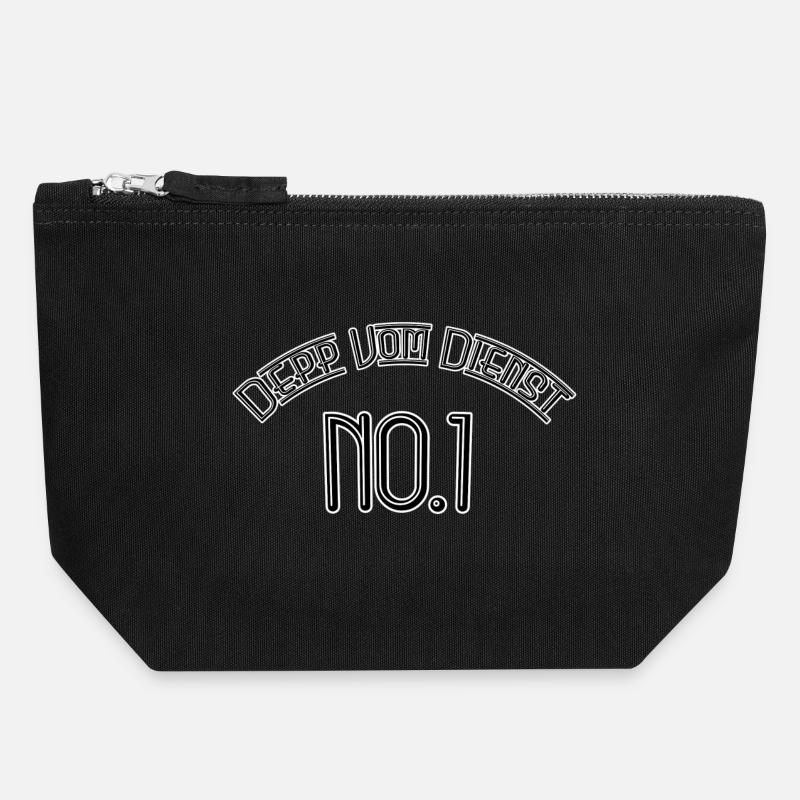 Depp from Service No 1 - Canvas Zip Pouch 18 x 19 cm - black