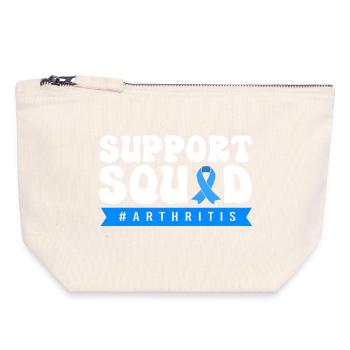 Arthritis Rheumatism - Canvas Zip Pouch 18 x 19 cm - nature - Front