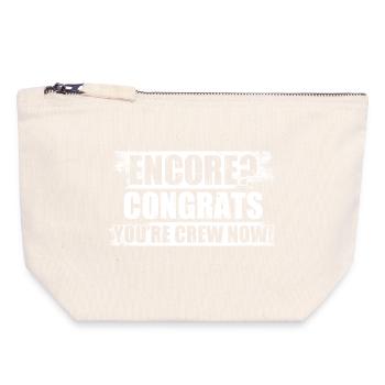 Encore? Congrats Sound Engineer - Canvas Zip Pouch 18 x 19 cm - nature - Front