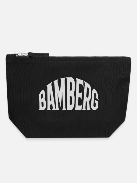 Bamberg - Pochette zippée en toile 18 x 19 cm - noir