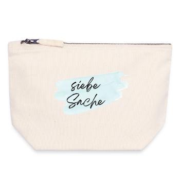 seventh thing - Canvas Zip Pouch 18 x 19 cm - nature - Front