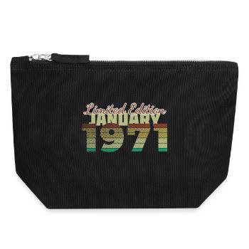 55th Anniversary Limited Edition (SCR) 01/1971 - Canvas Zip Pouch 18 x 19 cm - black - Front