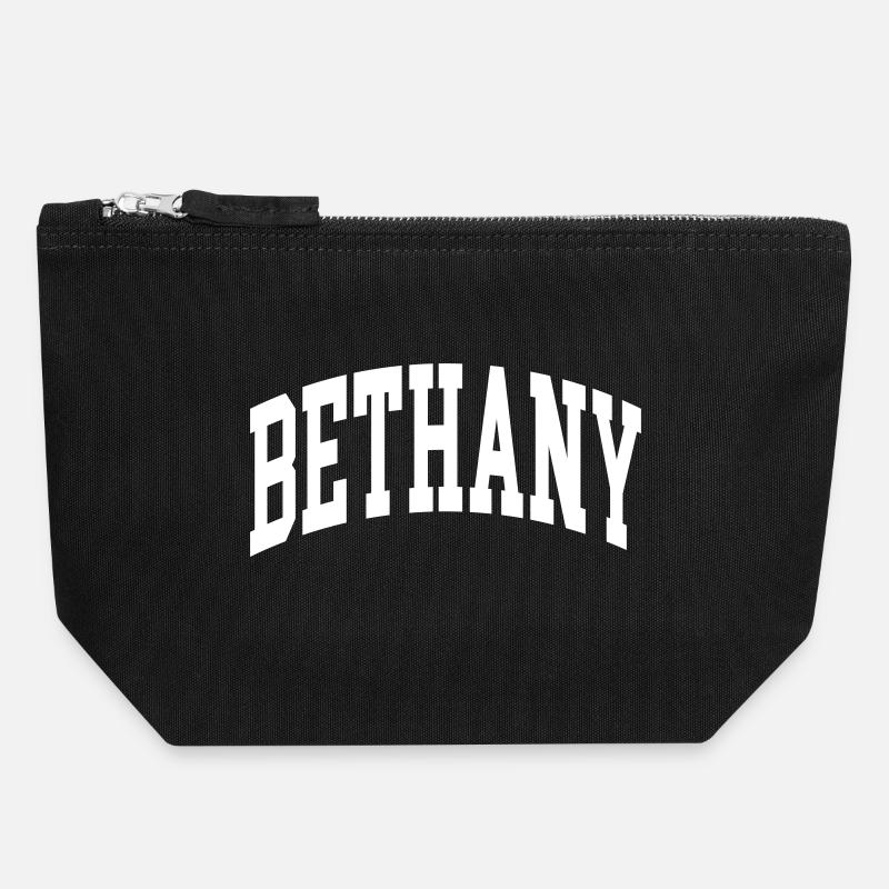 Bethany - Canvas Zip Pouch 18 x 19 cm - black
