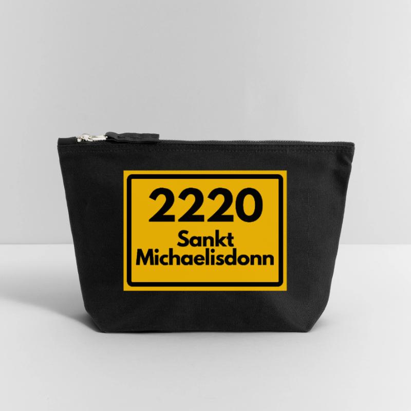 OLD POSTCODE POSTCODE 2220 SANKT MICHAELISDONN Canvas Zip Pouch 18 x 19 cm