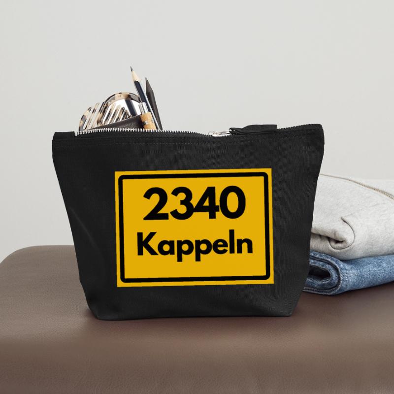 OLD POSTCODE POSTCODE RETRO 2340 KAPPELN BALTIC SEA Canvas Zip Pouch 18 x 19 cm